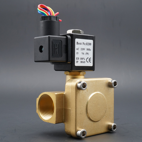 Solenoid valve  220V 24V water valve, Normally closed/open ,High temperature, air compressor valves G1/2