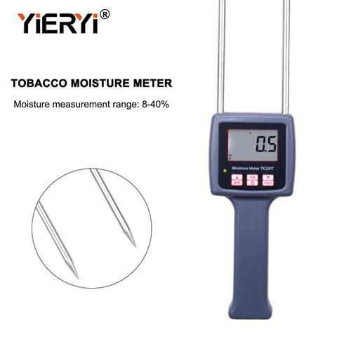 yieryi 100% New Brand TK100T Portable Digital Moisture Meter Tobacco Moisture Meter Tester ► Photo 1/6