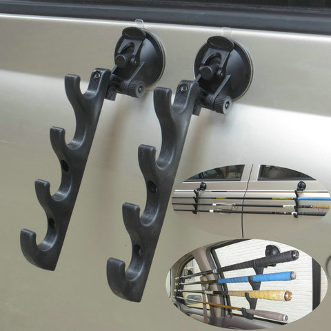 Fishing Rod Holders with Suction Cups Attach for Car/Truck/SUV/Smooth Glass ► Photo 1/5
