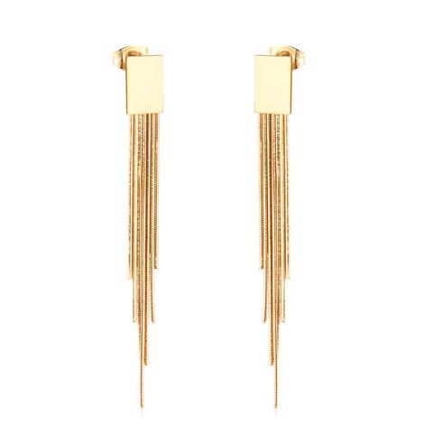 LUXUKISSKIDS Fashion Jewelry Korean christmas Tassel Drop Earings Set Stainless Steel Dangle Earrings For Women pendientes 2022 ► Photo 1/5