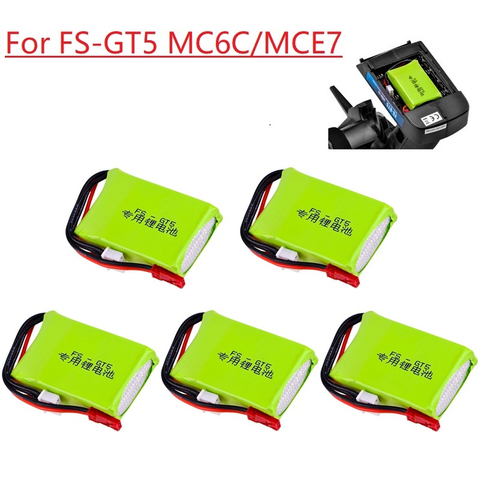 7.4V 1500mAh lipo Battery for Flysky FS-GT5 Transmitter RC Models Parts Toys accessories 7.4v Rechargeable Battery for MC6C MCE7 ► Photo 1/6