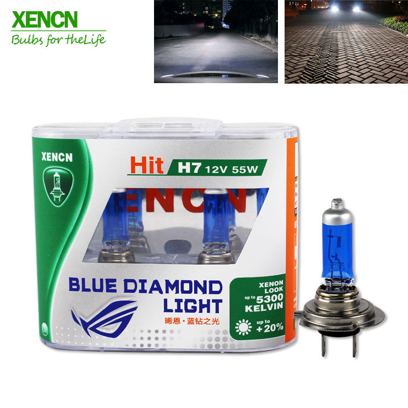10pcs H7 55W Ultra-white Light Blue Bulbs Auto Halogen Lamp Cars