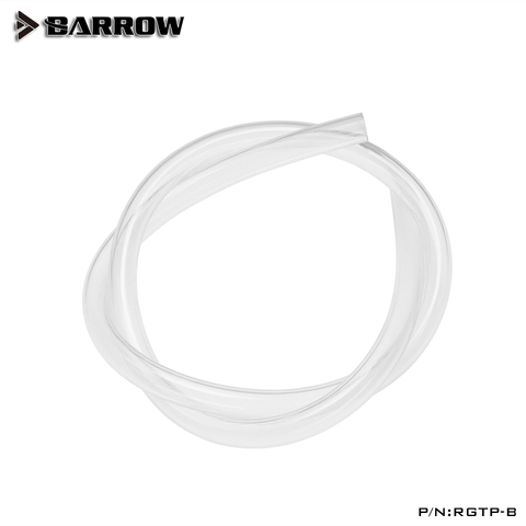 Barrow PU Transparent Soft Tube, 10x13mm, 3/8” Hose For Computer Water Cooling System, CPU GPU Cooler Tube, RGTP-B ► Photo 1/5