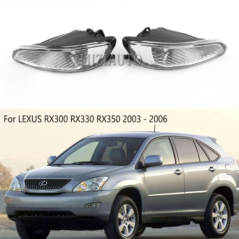 CAR Front Bumper Fog Lights For LEXUS RX300 RX330 RX350 2003 2004 2005 2006 FogLights for Harrier 8122148020 8121148020 ► Photo 1/6