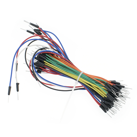 65pcs=1set Jump Wire Cable Male to Male Jumper Wire for  Breadboard 65 jump wires ► Photo 1/2