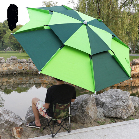 2 m Beach Fishing Folding Umbrella Outdoor Rain-proof Sunscreen Anti-UV Sunshade Camping Awning Portable Waterproof Tarp HW184 ► Photo 1/6