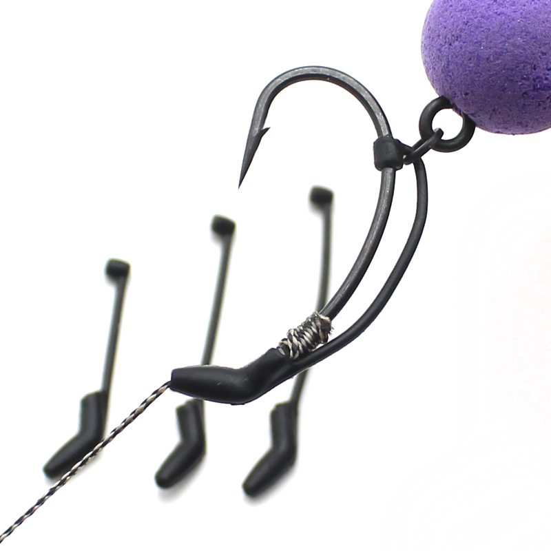 Accessories Fishing Hook Sleeves D-rig 100pcs Hair Rigs Carp Fishing Tackle 