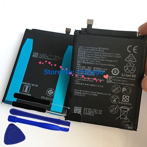 3020mAh HB405979ECW Battery For Huawei Y6 2017 / Y6 Pro 2017 / Honor 6 play MYA-L11 MYA-L41 MYA-L03 L23 L02 L22 Battery + Tools ► Photo 1/1