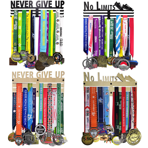 No Limits Never Give Up Marathon metal medal hanger ► Photo 1/6