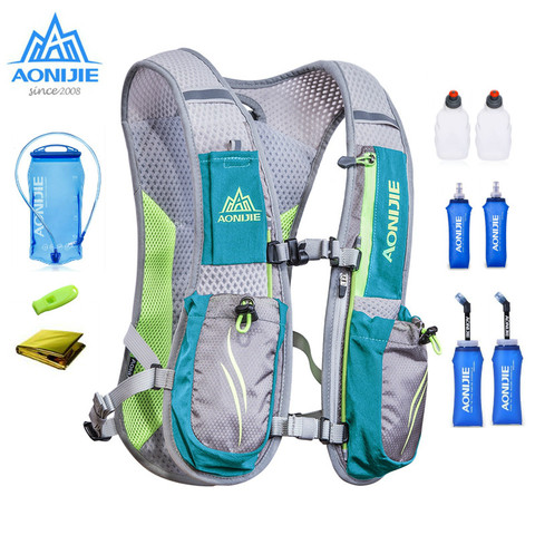 AONIJIE New 5.5L Running Marathon Hydration Nylon 5.5L Outdoor Running Bags Hiking Backpack Vest Marathon Cycling Backpack E885R ► Photo 1/6