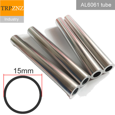 6061 aluminum tube pipe,outer diameter 15mm,inner diameter 13m 11mm  10mm ,hollow aluminum pipe,alloy aluminum tube ► Photo 1/6