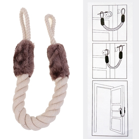 Doorstop Cotton Rope Sailor Knot Door Stopper Slamming Shut Wedge Door Handles Stoppers Door Window Protectors ► Photo 1/6