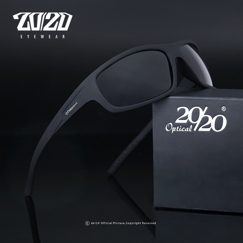 20/20 Optical Brand Design New Polarized Sunglasses Men Fashion Male Eyewear Sun Glasses Travel Fishing Oculos PL66 With Box ► Photo 1/6