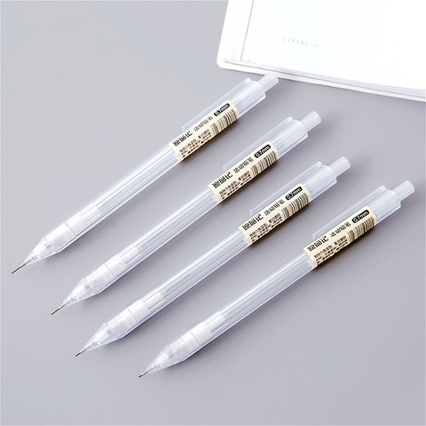 Transparent 0.5mm 0.7mm Graphite Drafting Writting Automatic Mechanical Pencil School Office Supplies Stationery ► Photo 1/6