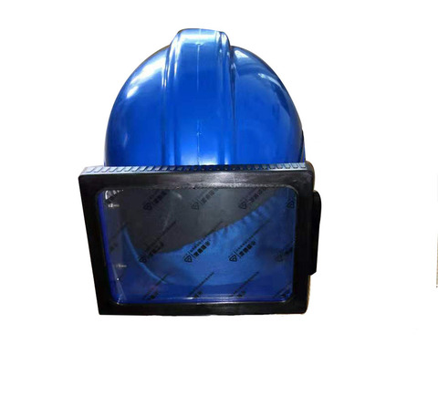 Sand blast helmet, sandblasting helmet with air breathing hose ► Photo 1/6