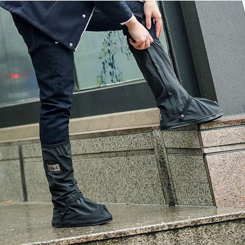 NEW Waterproof Rain Boots Shoes Covers Hiking Bike Reusable Overshoes ► Photo 1/1