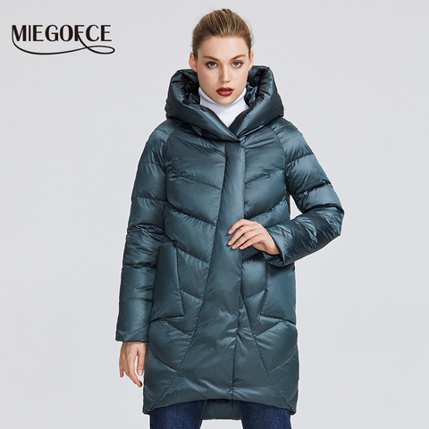 MIEGOFCE 2022 Winter Jacket Women's Collection Warm Jacket With Unusual Design and Colors Winter Coats Gives Charm and Elegance ► Photo 1/6