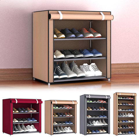 Dustproof Shoe Rack Non-woven Shoe Rack Storage Bag Closet Household Shoe Storage Rack Storage Cabinet 4/5/6/8/10 Layer ► Photo 1/6