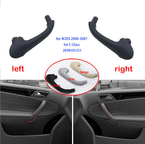 Car Front Left Right Inner Door Pull Handle Cover Interior Accessories Handles For Mercedes Benz W203 2000-2007 ► Photo 1/5