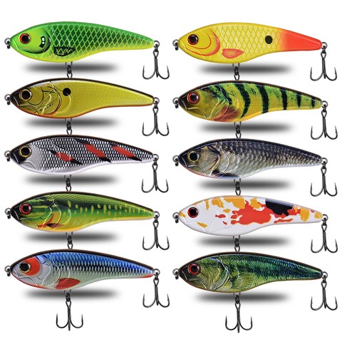 130mm 57g CF LURE 37Colors New Hot Jerk Baits Slow Sinking Fishing Lure Tackle for pike Pesca Bass Musky jerk baits Qulity Hooks ► Photo 1/6