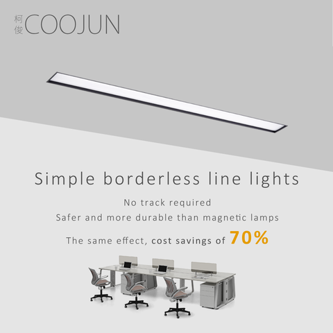 COOJUN Indoor LED Spot light Ceiling 5W 15W Down Lights 110V 220V Ra>85 4000K Cabinet Counter Showcase Lighting Line panel light ► Photo 1/6