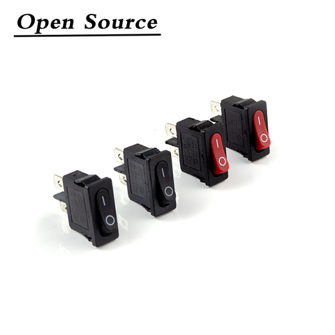 10 Pcs/lot KCD1-110 2 Pin 250V 6A Boat Switch Snap-in SPST ON OFF Rocker Position ► Photo 1/6