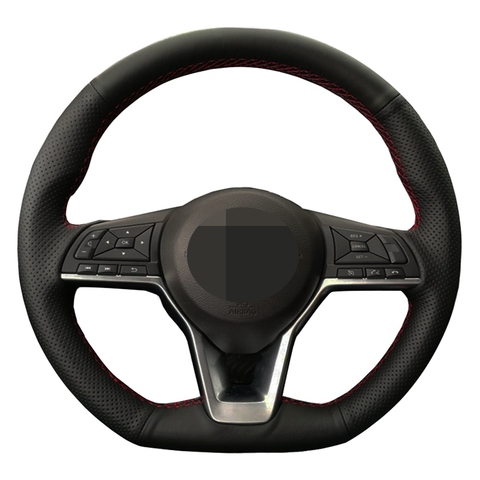 Car Steering Wheel Cover DIY Artificial Leather For Nissan X-Trail Qashqai March Serena Micra Kicks 2017-2022 Altima Teana 2022 ► Photo 1/6