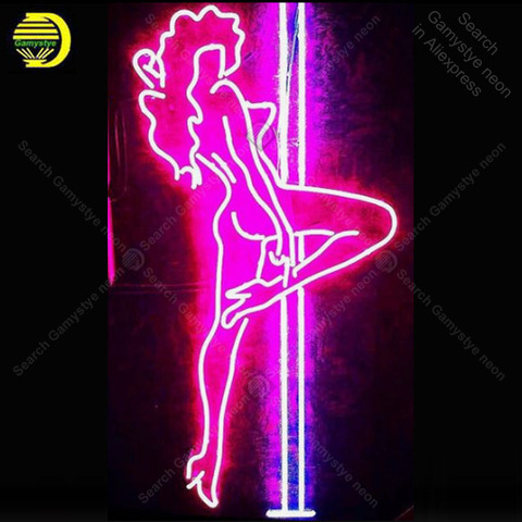 Neon Sign for Girl Dance Neon Bulb sign handcraft Beer Bar Club signboard neon light anuncio luminos Neon Bulbs Decorative ► Photo 1/6