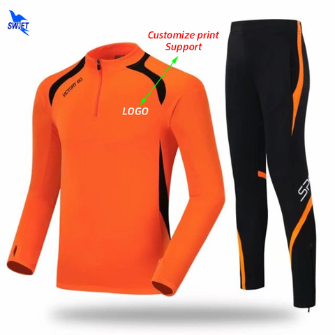 Autumn Winter Football Tracksuits Men & Kids Long Sleeve Soccer Jerseys Children Outdoor Running Training Sport Suits Sportswear ► Photo 1/6