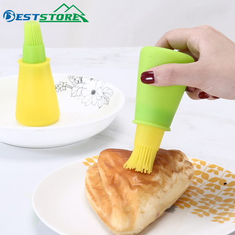 1pc High Temperature Resistant Silicone Oil Brush, Barbecue Baked