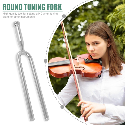 440Hz A Tuning Fork Stainless Steel A Tone Tuning Fork Tuner Musical Instrument Accessories for Violin Guitar Gifts ► Photo 1/6