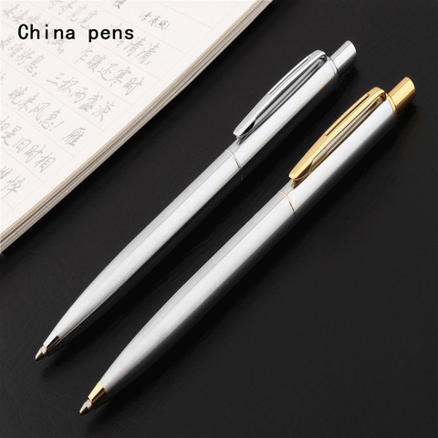Luxury quality 0037 Push Business office School office stationery Ballpoint Pen New gold pen Financial ball point pens ► Photo 1/5