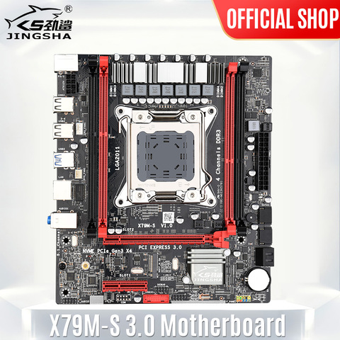 X79 m-s 3.0 motherboard  USB 3.0 SATA3.0  M.2 NVME slot support Intel Xeon E5 V1&V2 processor DDR3 ECC RAM X79 desktop mainboard ► Photo 1/6