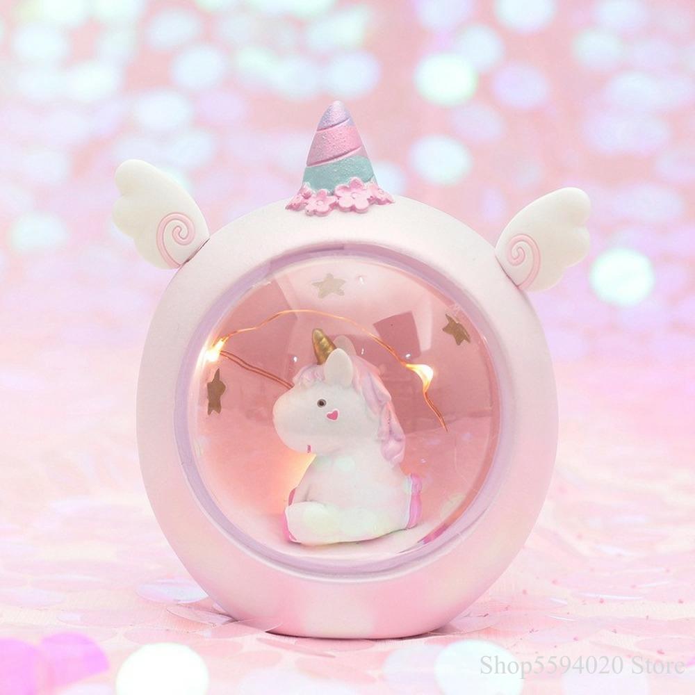 Unicorn Star Lamp Gift Small Night Lamp Bedroom Small Table Lamp Decoration Girl Heart Room Anime Action Figure Unicorn Printed ► Photo 1/6