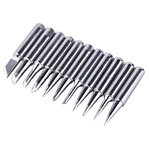 ABSF 11 Pieces Soldering Iron Tips Kit 900M-T for Hakko Soldering Station Tool 900M 936 937 907 ► Photo 1/6