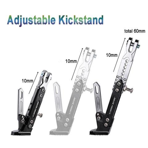 1PC Adjustable Kickstand Foot Side Stand CNC Aluminum Alloy for Motorcycle Universal ► Photo 1/6