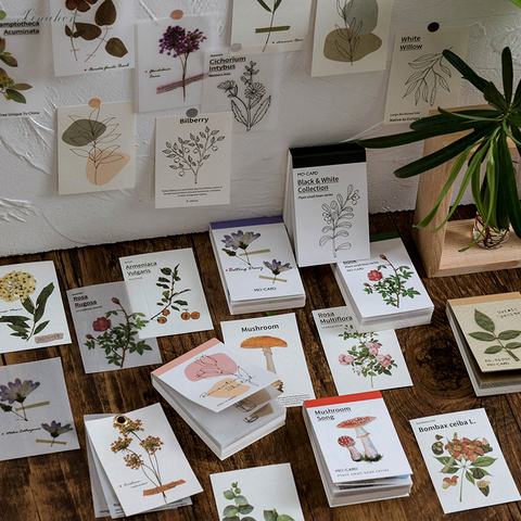 Plant Mini book series Mix Material Paper Junk Journal Planner Craft Paper Scrapbooking Vintage Decorative DIY Craft Photo Album ► Photo 1/6