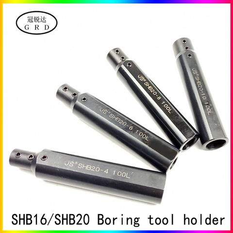 SHB16 SHB20 round shank small aperture bore hole turning tool holder milling flat lathe hole boring tool holder sleeve mtr hrc55 ► Photo 1/6