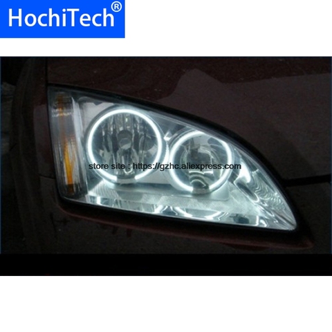 For Ford Focus II Mk2 2004 2005 2006 2007 2008 Ultra Bright Day Light DRL CCFL Angel Eyes Demon Eyes Kit Warm White Halo Ring ► Photo 1/6