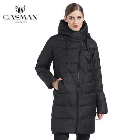 GASMAN 2022 Women Winter Jacket Long Winter Thick Coat Women Hooded Down Parka Warm Female Clothes Winter Plus Size 5XL 6XL 180 ► Photo 1/6