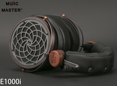 Music Master 108mm E1000I 60 Ohms Planar Hand Made Plate Wooden Hifi Audiophile Headphones Headset PK Z1R LCD4 Stellia Susvara ► Photo 1/6