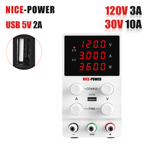 NICE-POWER 30v 10a Bench adjustable laboratory power supply DC power feeding voltage stabilizer 220v and 110v voltage regulator ► Photo 1/6