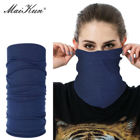 Maikun The Motion Variety Magic Scarf UV Protection Face Mask Multifunctional Headwear Outdoor Riding Headscarves Climbing etc. ► Photo 1/6