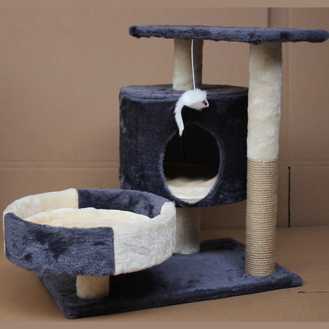 Cat's Climbing Tree Tower Pets Play Tree Scratching Tree arbre a chat Climbing Jumping Toy Frame Pets rascador gato ► Photo 1/6