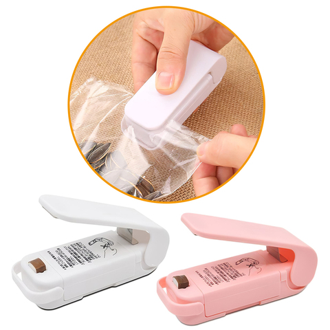 Mini Sealing Household Machine Heat Sealer Capper Food Saver For Plastic Bags Package Mini Gadgets пакеты для заморозки ► Photo 1/6