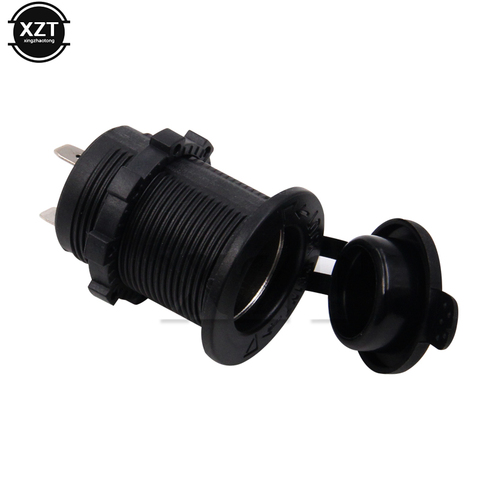 1pc Cigarette Lighter Socket 12V Waterproof Car Boat Motorcycle Cigarette Lighter Sockets Power Plug Outlet ► Photo 1/6