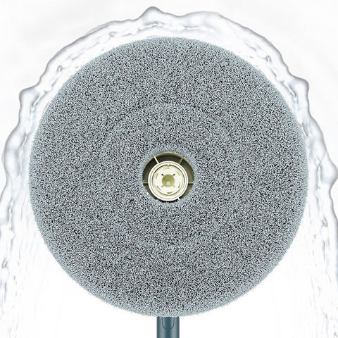 24cm Round MOP Head Cloth Spin Wring for Cleaning Floors Pad Home Replacement Universal Accessories 360 Rotating Barrel Towels ► Photo 1/6