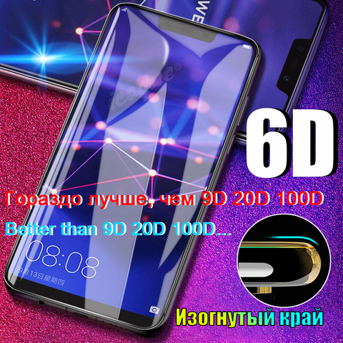 6D Glass for Xiaomi Mi9 Mi 8 9 10 Lite 9t Mix 3 2s 2 Screen Protector Xaomi Redmi Note 8t 8 9 Pro max 9s Redmi 9a Tempered Glass ► Photo 1/6