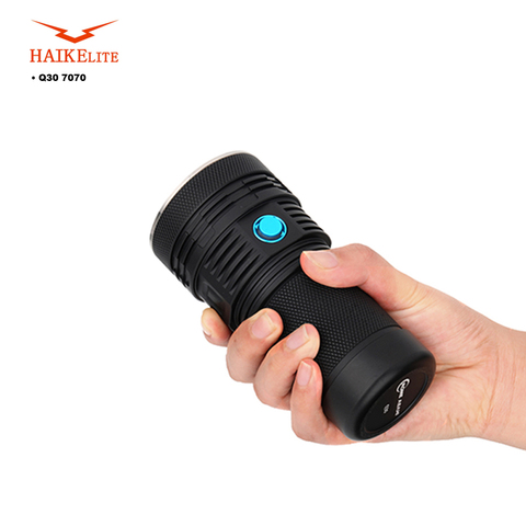 Haikelite Q30 70 bead LED flashlight high power 13000 lumen 7070 outdoor multi-function flashlight ► Photo 1/6