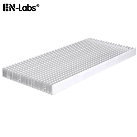 Aluminum Heat Sink Heatsink for LED Light 8 x 3W / 20 x 1W,Radiator Cooler Fin for High Power Amplifier IC Chip 140x20x300/150mm ► Photo 1/6